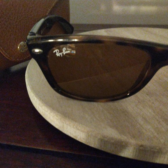 🕶️Ray-Ban Wayfarer w.case&cloth tortoise excellent Vintage pre-loved - see pics - Picture 7 of 14